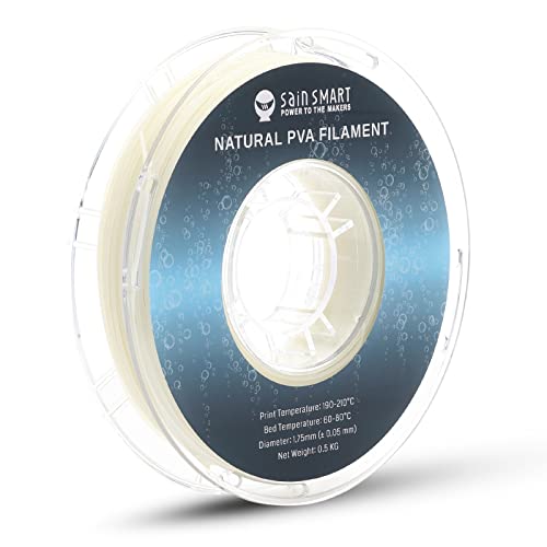 Filament PVA 1.75mm SainSmart support soluble eau 0.5kg naturel