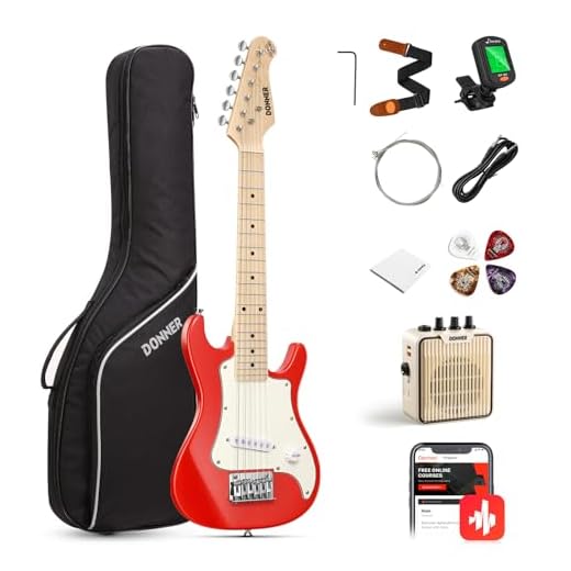 Donner Mini Electric Guitar Beginner Kit