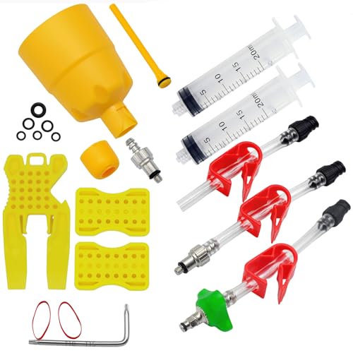 CYCOBYCO Kit de Purge de Frein pour Huile minérale Standard SRAM Maven DB8 | Kit de Purge Complet avec Tubes, Tournevis et Outils