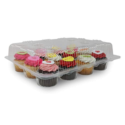Detroit Forming LBH9222 Clear Hinged Cupcake or Muffin Container 100 Per Case