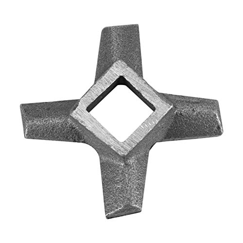 BORDSTRACT Meat Grinder Blade, Cross-Shaped Steel Grinding Blade, Kitchen Mincers Replacement Accessories(10#)