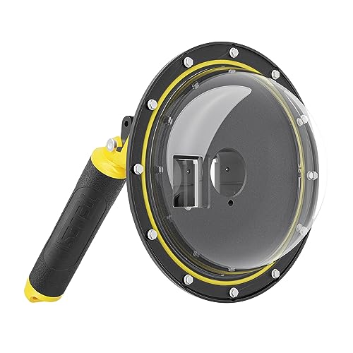 6'' Dome Port 30M Waterproof Case Housing for Action 3/4 Sports Camera Triggered Hand Grip Dome Cover Lens Accessories for Action 3 4 Sports Camera