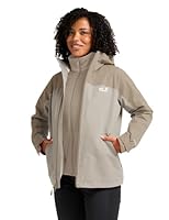 Jack Wolfskin Damen Wild Places 3in1 Jkt W, Pale Sand, L EU