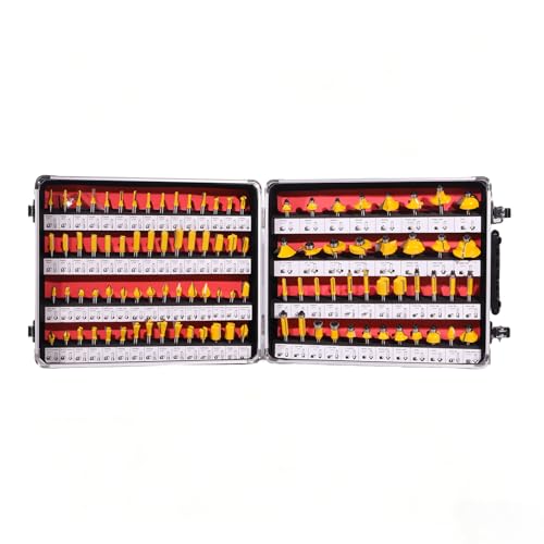 MNA 100 Piece Router Bits Set with Case
