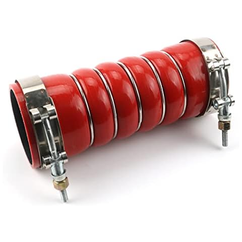 Exhaust Outlet Silicone Hose W/ Clamps Replaces OEM # 3684238 For Cummins T800 Engine Cover