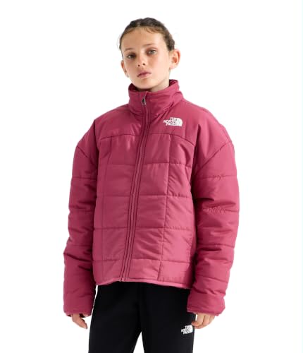 Image of THE NORTH FACE Girls Reversible Shasta Full Zip Jacket | Puffer Coat With Synthetic Insulation, Fleece Lined, Water Repellent
