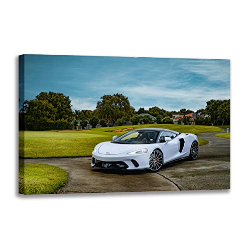 Poster sur toile hypercars et villa : changez votre mur vide en un salon chic 30x50 cm