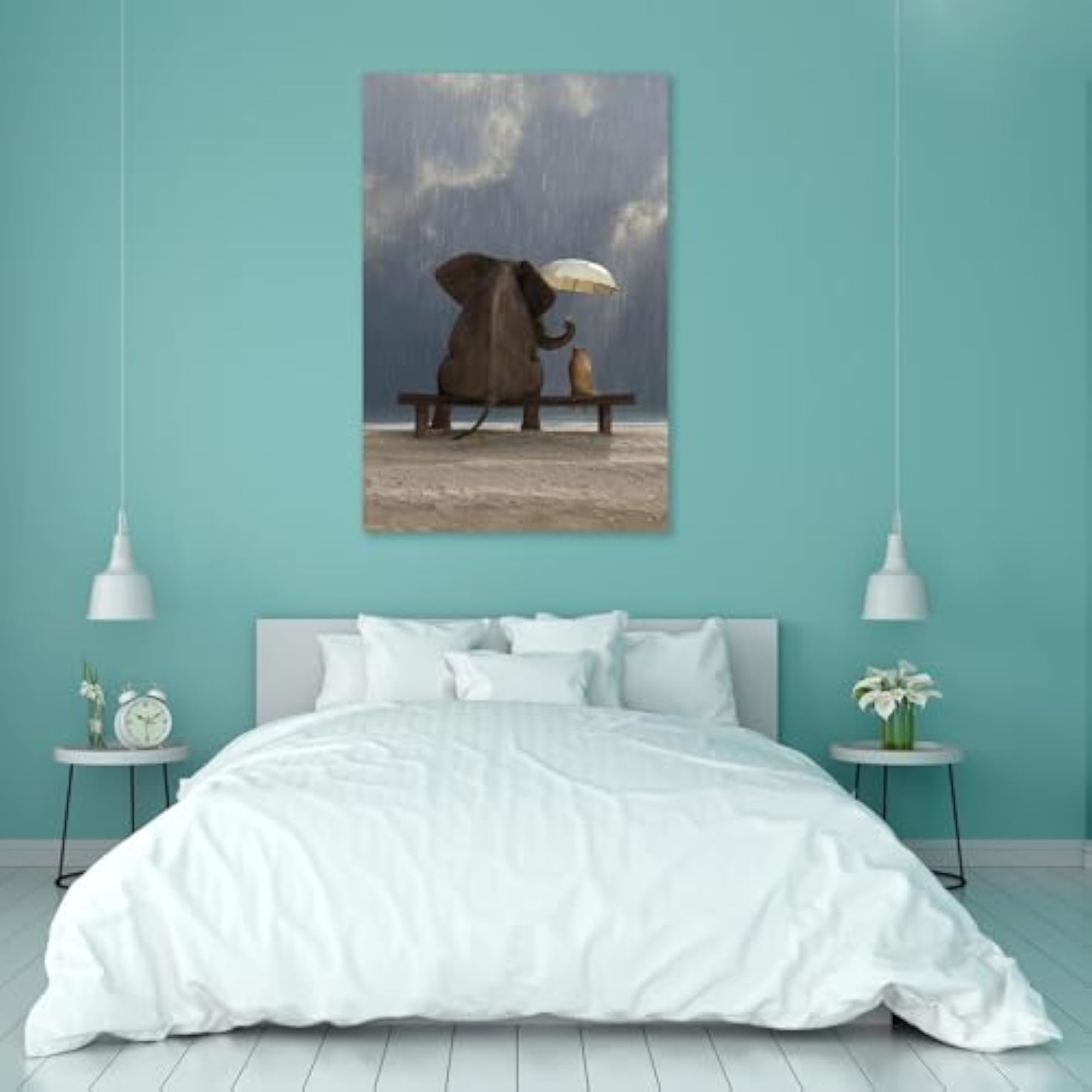Elephant & Dog Wall Sticker for Home Decoration