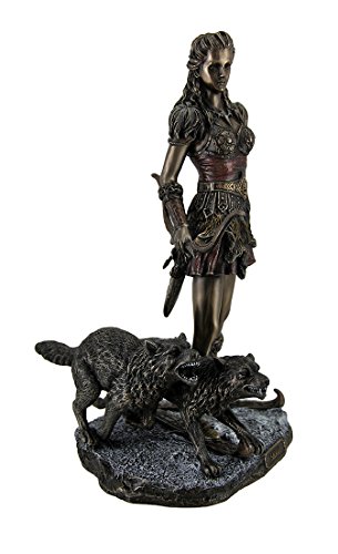 Estatua de Skadi Diosa Nórdica de Invierno y Montañas miniatura 2