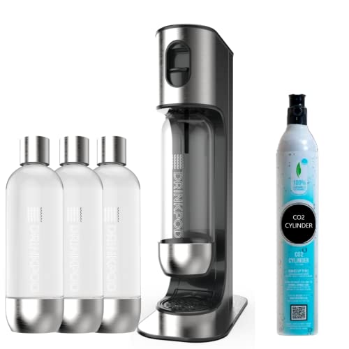 Drinkpod Soda Maker In Stainless Steel Sparkling Water