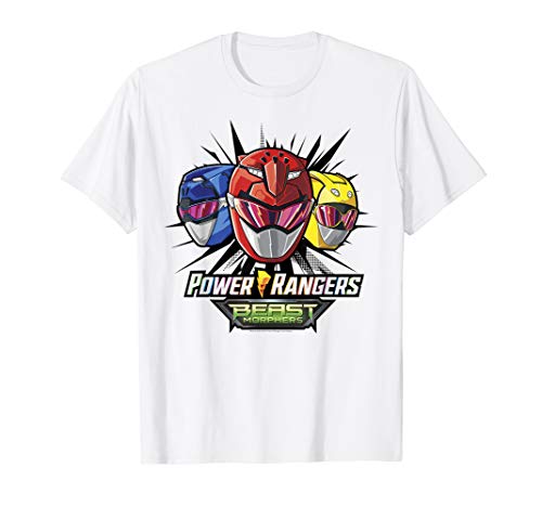 Power Rangers Beast Morphers Helmets T-Shirt