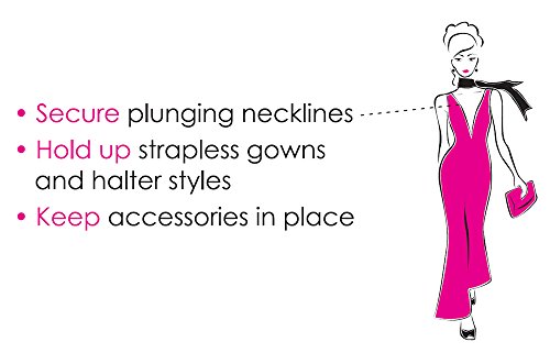 Hollywood Fashion Secrets Fashion Tape Tin, 4 Pack x 36 ct tin