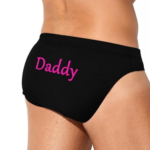 Gay Daddy Mens Swim Briefs Quick Dry Swim Trunk Bikini Underwear Swimsuit3