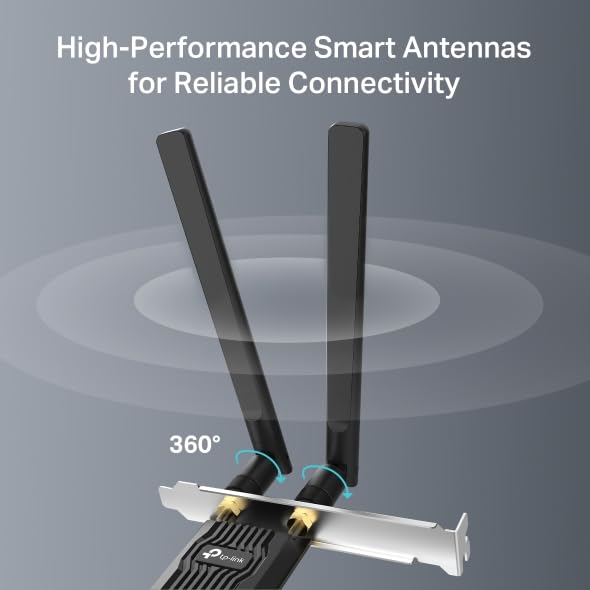 Adaptateur WiFi 6 PC fixe TP-Link TX10E pour le télétravail et le streaming fluide