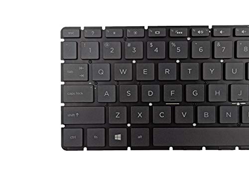 KBR Replacement Backlit Keyboard Compatible with HP Pavilion 15-BW 15-BS 17-BS 17-AK Series, 15-BW004WM 15-BW070NR 15-BW078CL 15-BS013DX 15-BS015DX 15-BS080WM 17-BS020NR 17-AK051NR Laptop - Black
