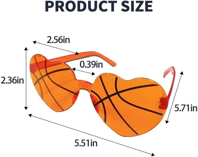 Layway 12 Pcs Sport Glasses Set Football Volleyball Soccer Basketball Sunglasses for Party Favors, Team Event Gifts - Image 2