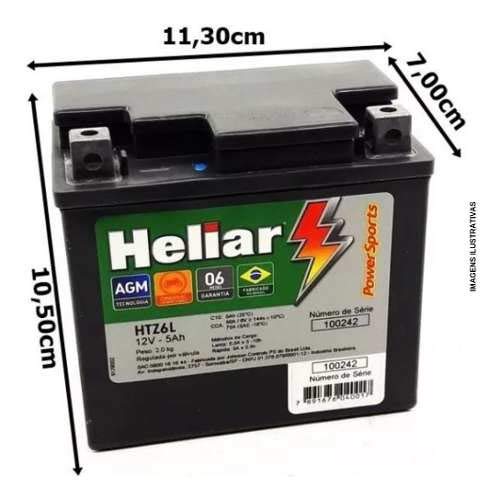 Bateria C/Nf 5ah Htz6l Moto Honda Cg Titan/fan 125/150/160