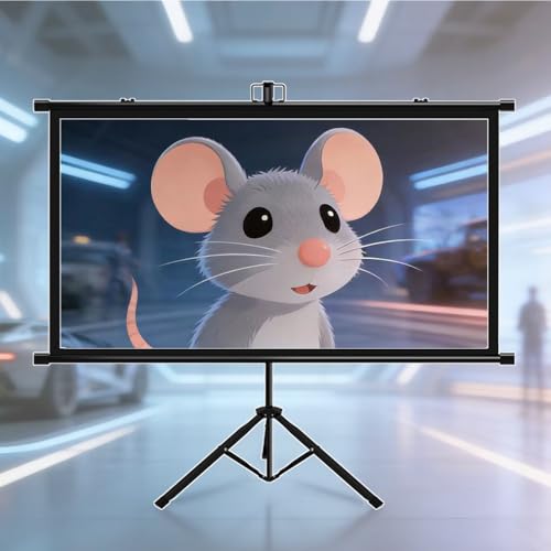 Pantalla portátil proyector 60" con soporte 16:9