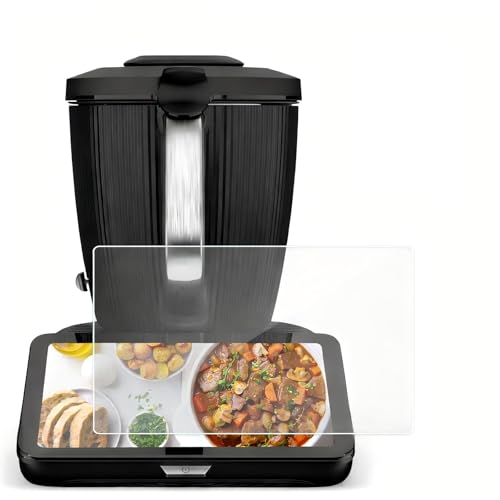 KEUPOK 1 Film De Protection D’écran En Verre Trempé Pour Thermomix TM7, Accessoire TM7, Dureté 9H, Ultra HD, Anti-Rayures, Anti-Poussière, Ultra-Fin