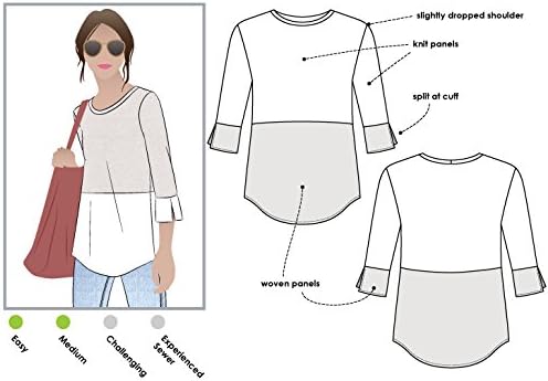 Style ArcSewing Pattern - Annika Top (Sizes 18-30)