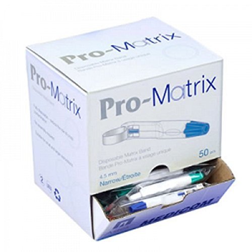 Medicom 30020 Pro-Matrix Band, Narrow, 4.5 mm Size (Pack of 50)
