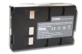 vhbw batteria sostituisce Panasonic VW-VBS10, VW-VBS10E, VW-VBS20, VW-VBS20E, VW-VBS40 per videocamera camcorder (2400mAh, 4,8V, NiMH)