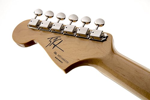 Fender 0140070793 Troy van Leeuwen (Gueldre) Jazzmaster Bound Touche Palissandre Guitare électrique Rouge - Les Beatles, Paul McCartney, John Lennon, RIngo Starr, George Harrison Fender 0140070793 Troy van Leeuwen (Gueldre) Jazzmaster Bound Touche Palissandre Guitare électrique Rouge – Image 7