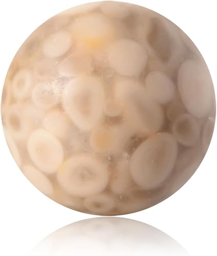 100 cuentas redondas sueltas de ágata natural de 0.315 pulgadas con agujero para collares, pulseras, aretes, con cordón elástico de cristal gratis