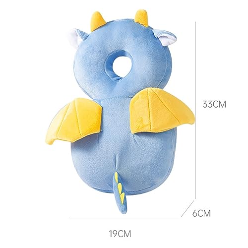 baby walker head protector toddler adjustable baby head protection backpack wear safety pad tiger