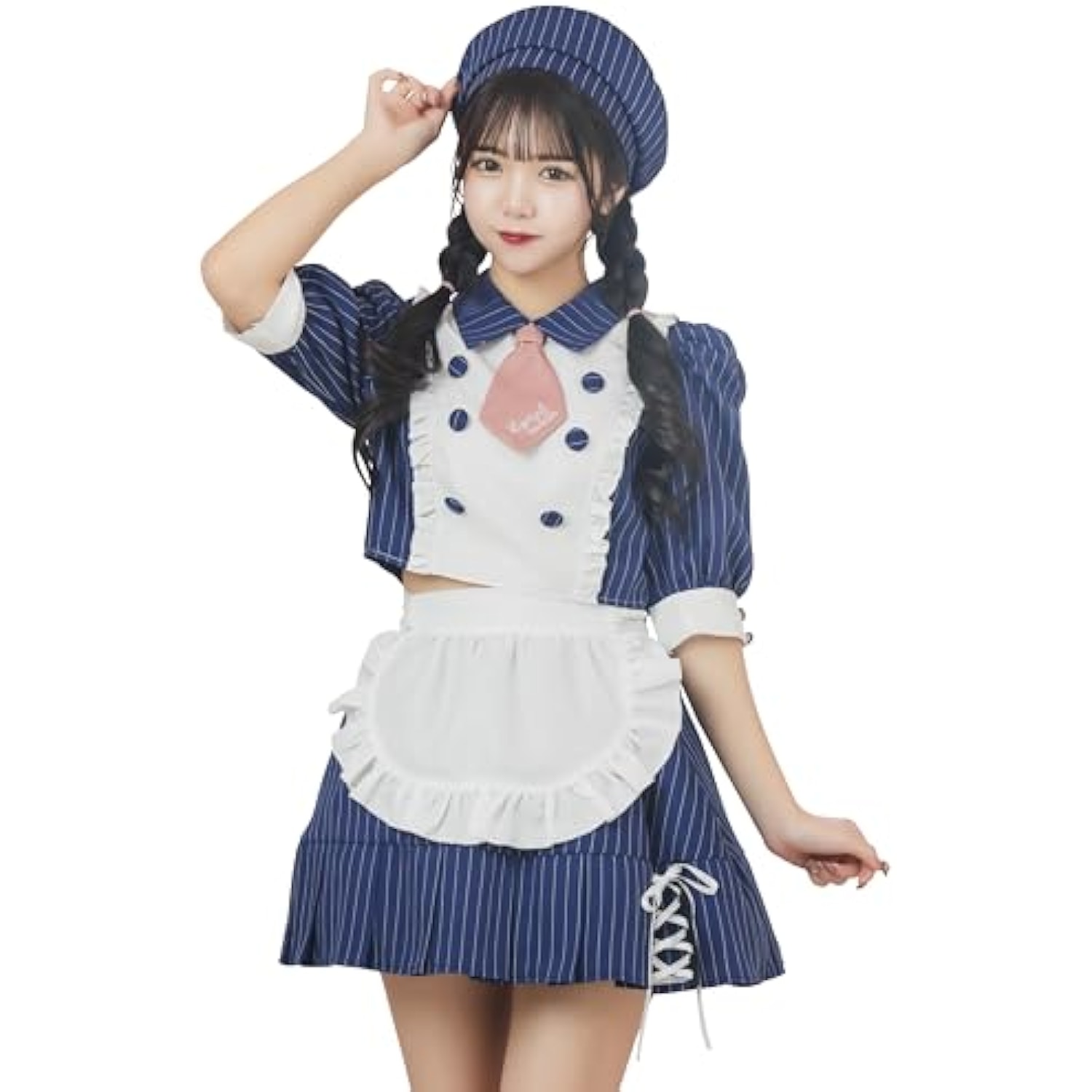 クリアストーン(Clearstone) リリカルパレット コスプレ ハロウィン パティシエールメイド レディース ネイビー 詳細画像1