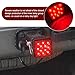 yorpyep Trailer Hitch Light, 12 V 15 LED High Brightness Waterproof Towing Bayonet Brake Light, 2