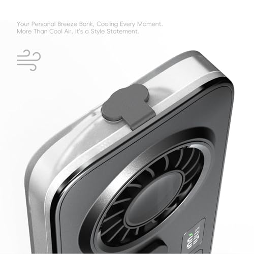 Ventilateur avec brume de table mini format rechargeable et silencieux - 8