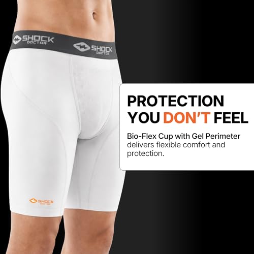 Image of Shock Doctor 221 Compression Short with BioFlex Cup