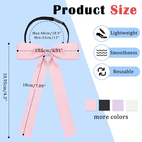 Image of Luckyvestir Western Bow Ties for Men Women, Black /Red Colonel Satin Ribbon String Bow Tie for Costume Uniform