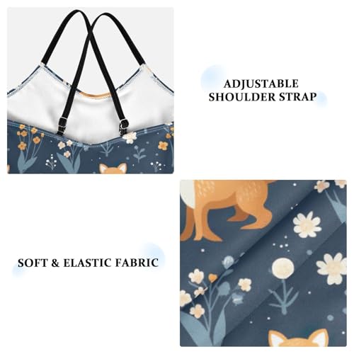 Cute Fox Girls One Piece Swimsuit Beach Swimwear 208523363