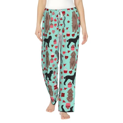Pantalon de pyjama jambes larges pour couples assortis
