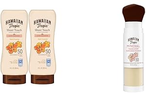 Sheer Touch Mineral Sunscreen Duo: Maximum Sun Protection with Radiance and Powdered Convenience