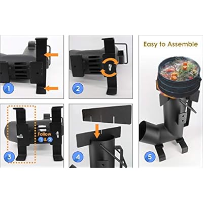 Stufa A Razzo StarBlue Per Campeggio - Portatile A Legna Con Borsa Trasporto - Foto 8