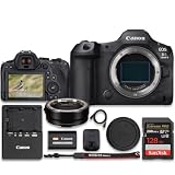 Canon EOS R5 Mark II Mirrorless Camera (Body Only) with Mount Adapter EF-EOS R + SanDisk Extreme PRO 128GB Memory Card (11pc Bundle)