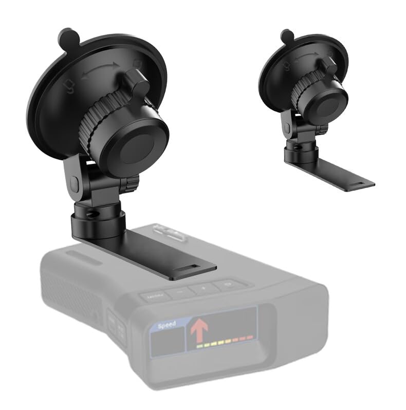 Radar Detector Mount,Car Truck Windshield &Dashboard Super Suction Cup Bracket,Suitable for UNIDEN R7 R8 Radar Detector (Only Applicable to R7 R8)