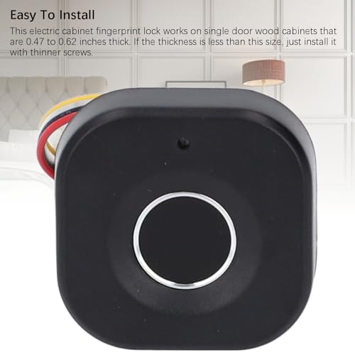 Fingerprint Cabinet Lock - APP Control Semiconductor Biometric Lock with Multiple Unlocking Methods, Locker Lock for Home and Office - Image 6