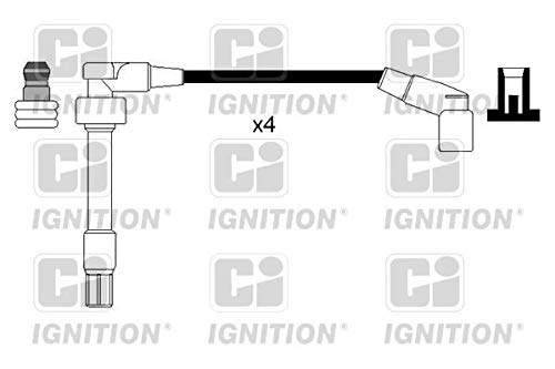 Quinton Hazell Ci Ignition Lead Set - XC1125-845mm x 7 mm - Original OEM Quality Direct Fit Replacement Spark Plug Wire - High Tension Lead