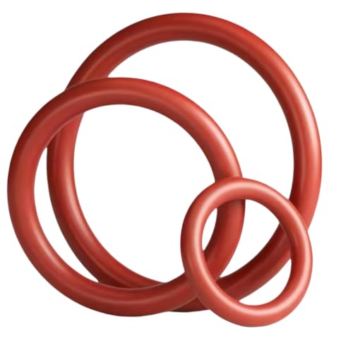 Joint torique en silicone VMQ 58mm joint étanchéité rouge 5mm