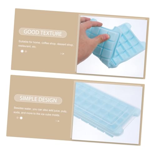 Molde para Cubitos de Hielo de Silicona 3 Piezas miniatura 5