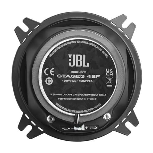 Image of JBL Stage3 Gen2 48F 4 in / 10 cm 2-Way Coaxial Car Speakers