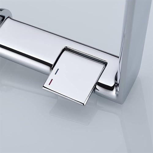 Miniatura 4 de Baño latón extra largo caño sola manija un agujero lavabo mezclador grifo lavabo tocador cromo