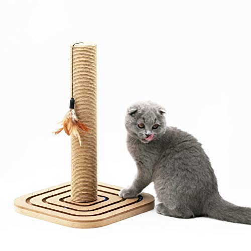 Rascador para gato con juguete miniatura 5