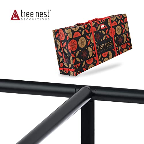 Tree Nest Christmas Tree Storage Bag Supporting Frame Organizer Rack For Christmas Tree Decorations Storage Bag L Black #TOP2