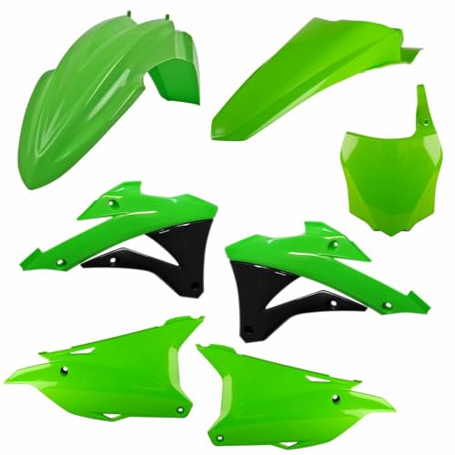 Kit répliques plastiques Polisport 91333 réparez carrosserie Kawasaki
