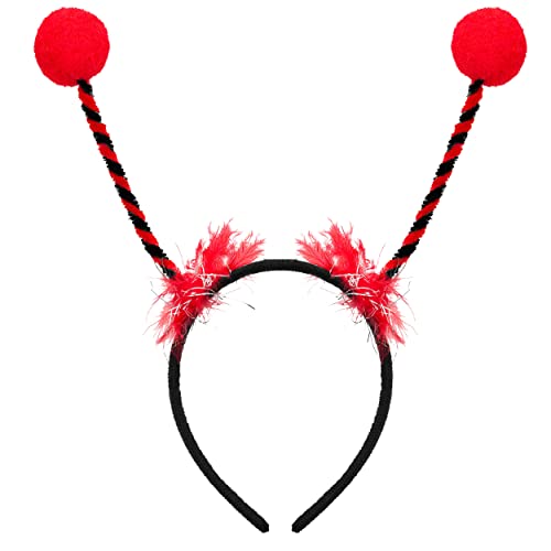 Balinco Diadema Mariquita, Disfraces Mujer, Diadema Mariquita, Tocado, Accesorios Fiesta, Diadema Escarabajo, Carnaval, Disfraces, Halloween